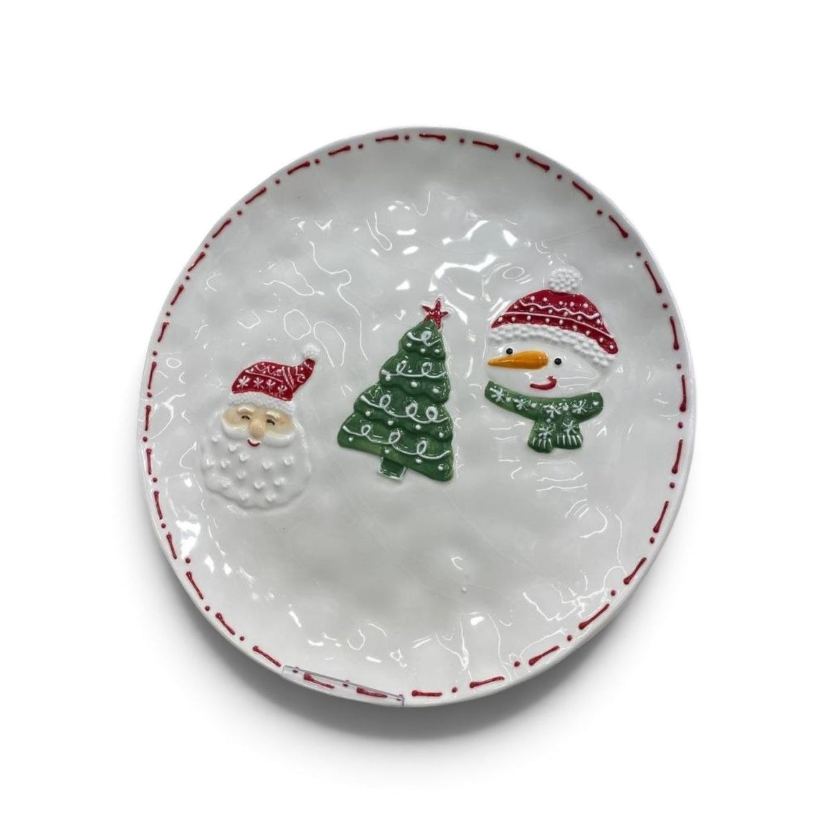 Large Christmas dessert serving set