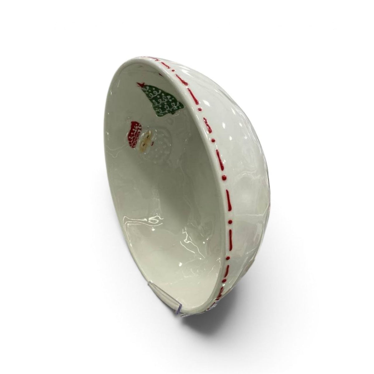Deep Christmas fruit bowl