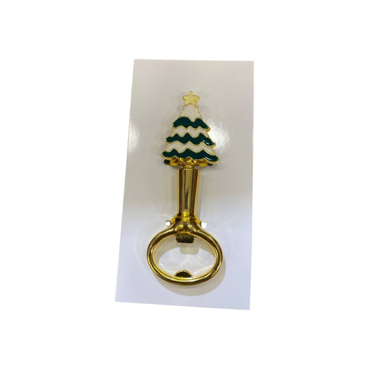 Metal Christmas bottle opener