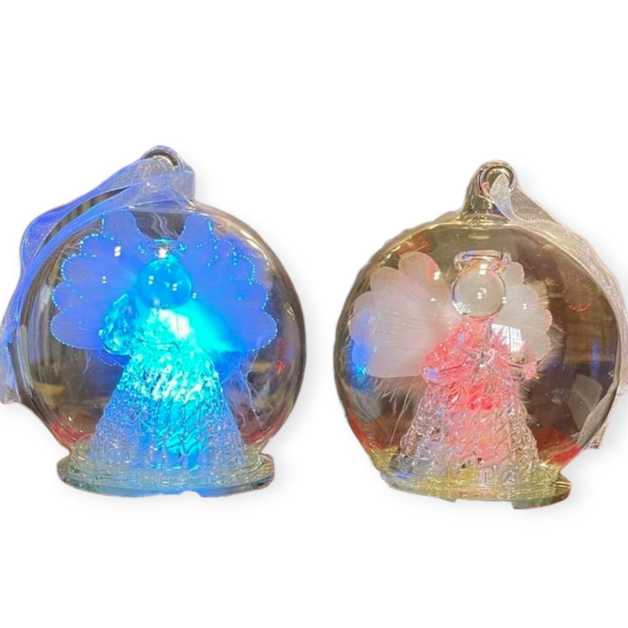Angel glass ball 2 pieces