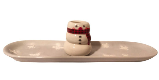 Ruffle Edge Tray with Toothpick Holder