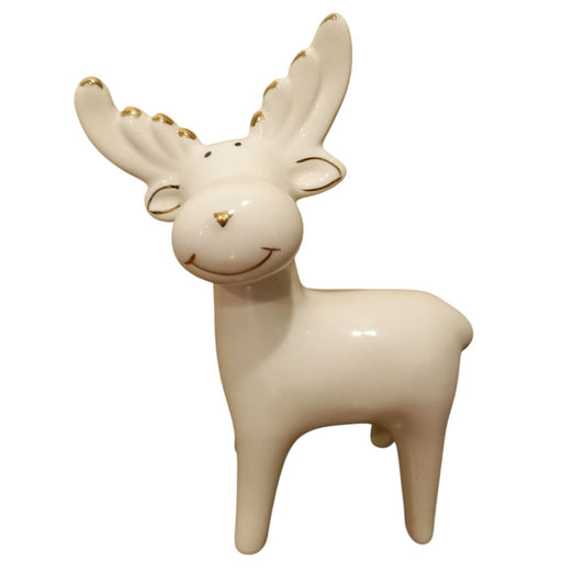 Gilded Reindeer Figurine