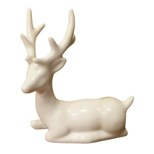 Contemporary White Deer Sculptures