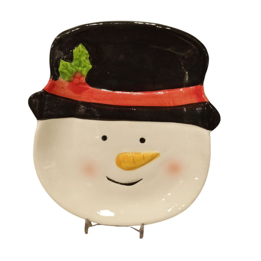 Snowman face plate