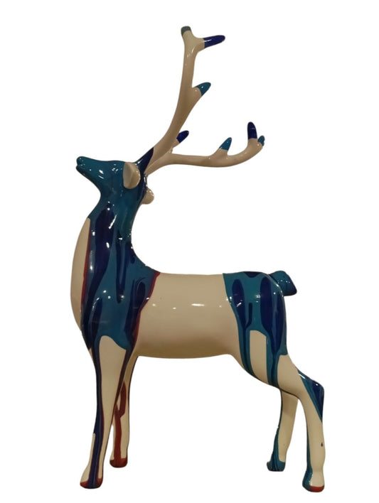 Colored ceramic gazelle