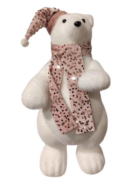 Big pink hat teddy bear