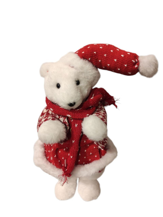 red dress teddy bear