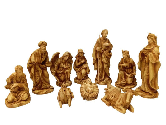 Nativity Set Wooden form 11 pieces