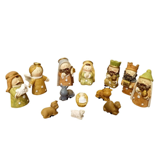 Color Nativity Set