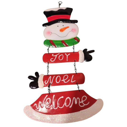 Christmas Hanging Snowman Sign