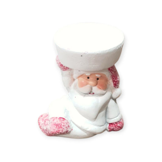 sitting santa candle