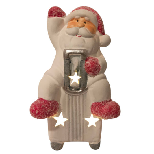 Santa Light Up Travel Bag