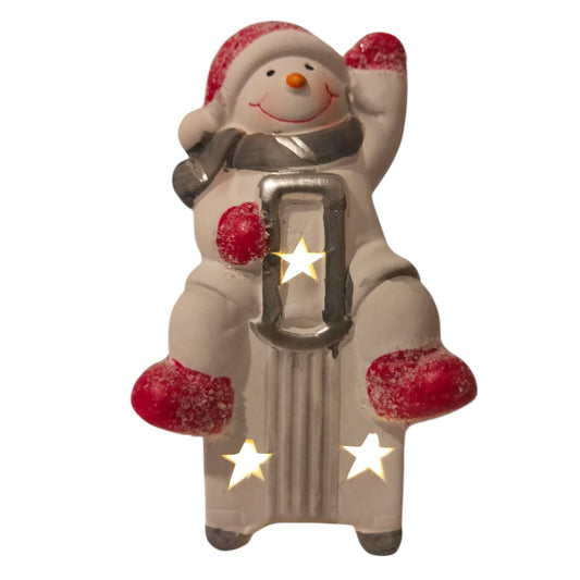Snowman Light Up Travel Bag