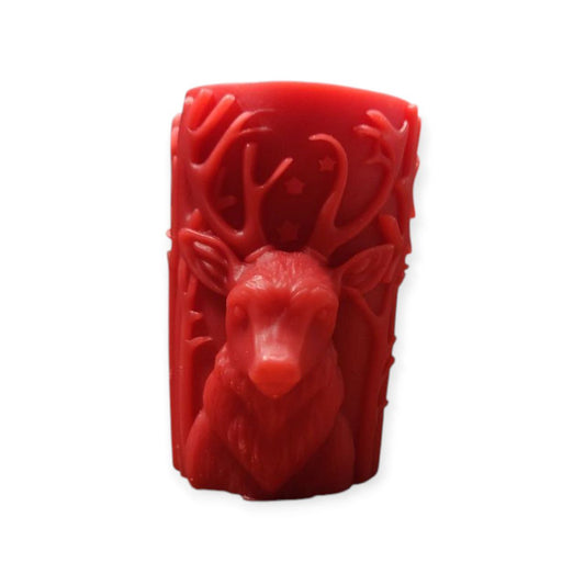 Deer face candle