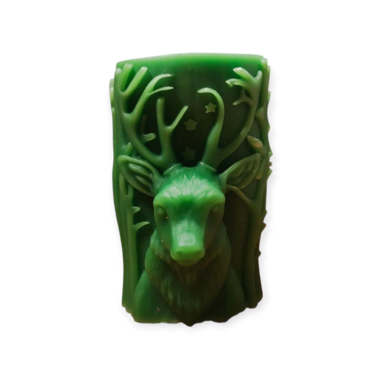 Deer face candle