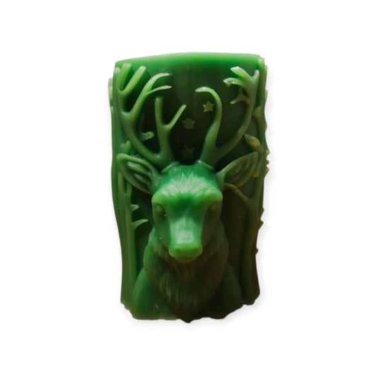 Deer face candle