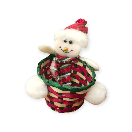 Colorful Christmas basket