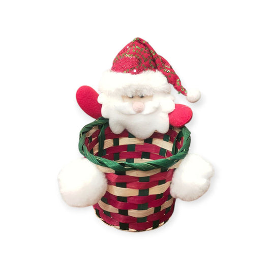 Colorful Christmas basket