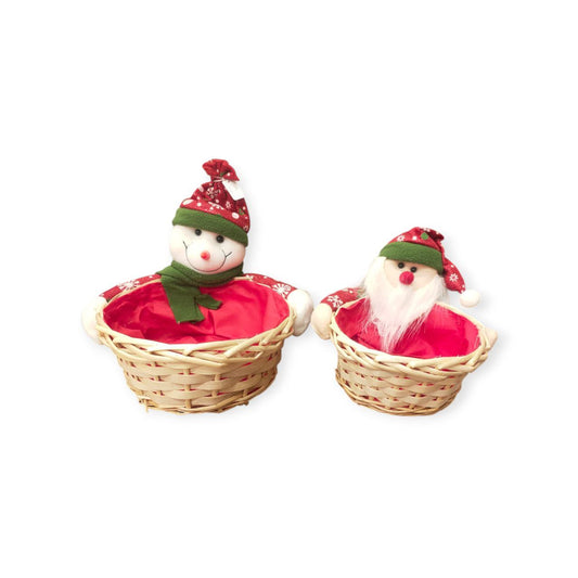2-piece Christmas basket set