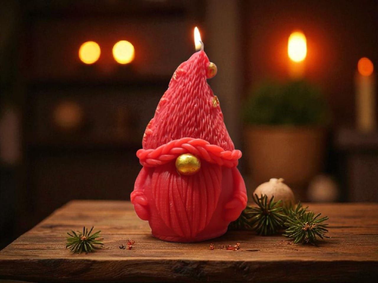 Santa candle