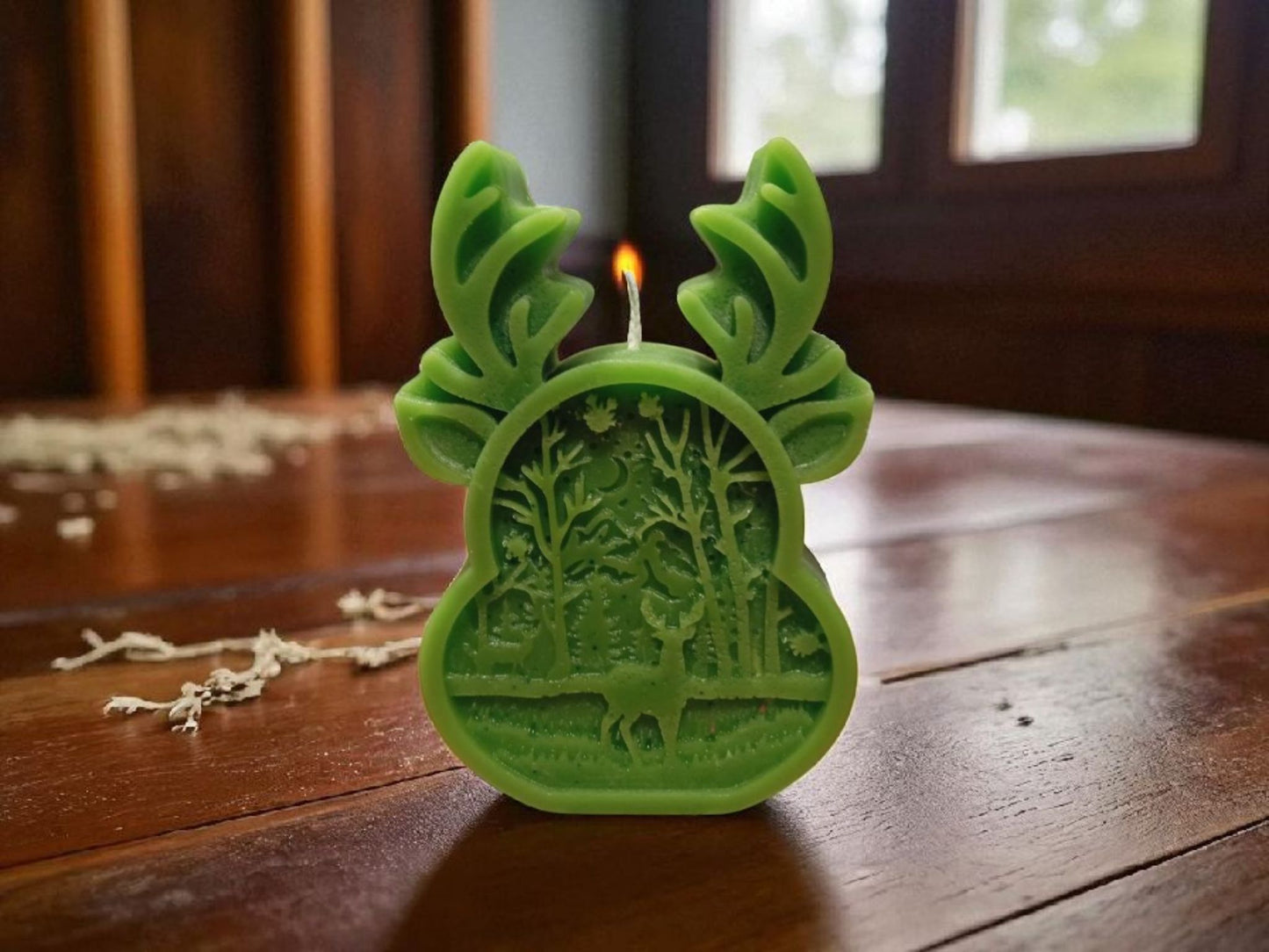 Gazelle face candle