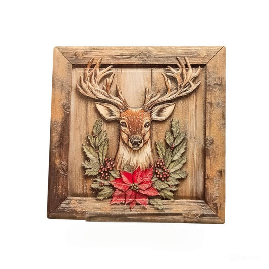 3D Square Ceramic Coaster