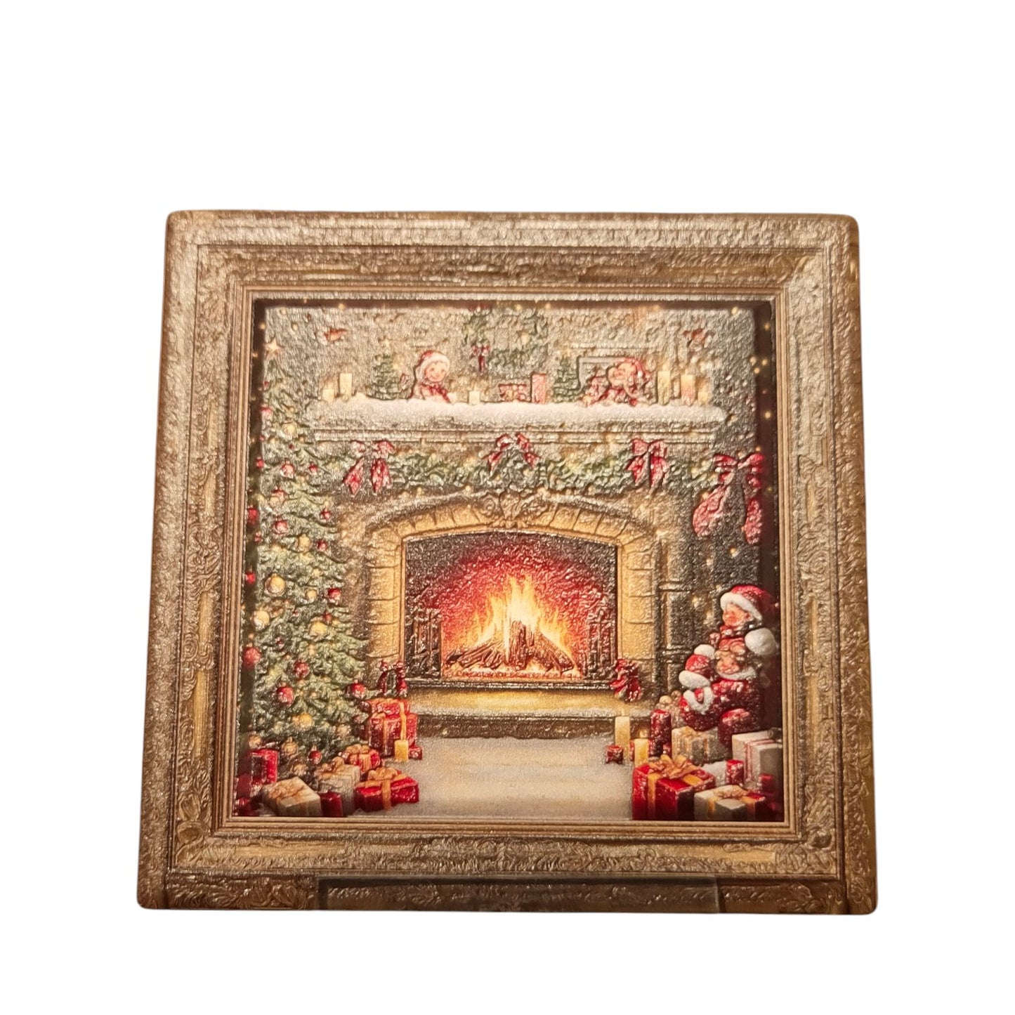 3D Square Ceramic Coaster