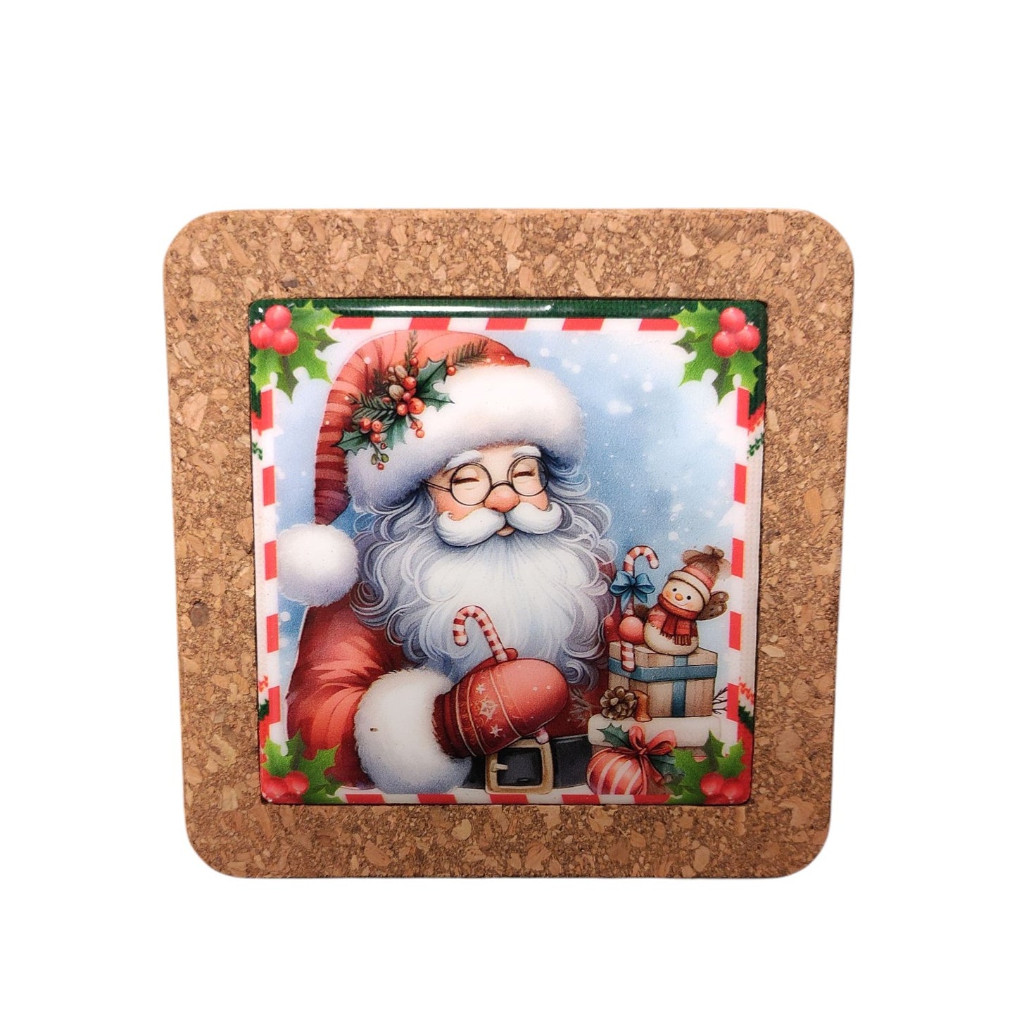 Square ceramic foam coaster
