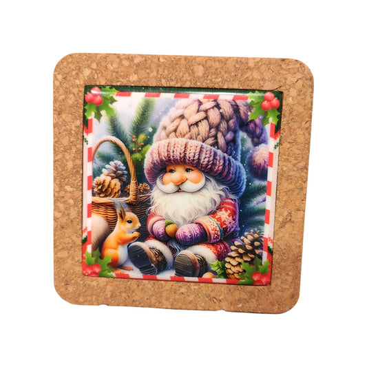 Square ceramic foam coaster