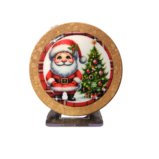 Round ceramic foam coaster