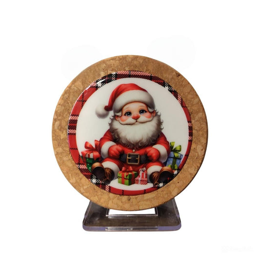 Round ceramic foam coaster