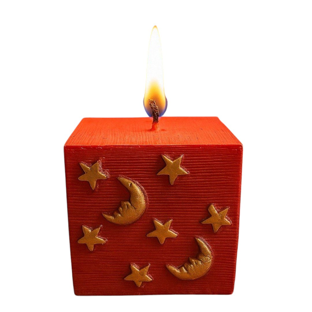 square red candle