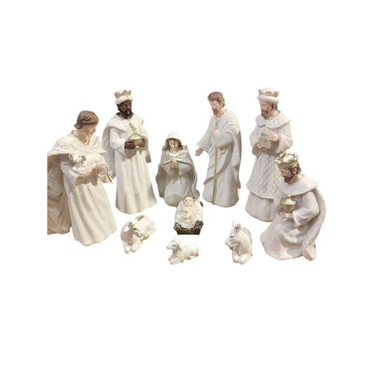Nativity Set of 10 piece poly resin