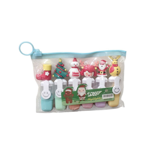 Glitter pen bag set of 6 pieces