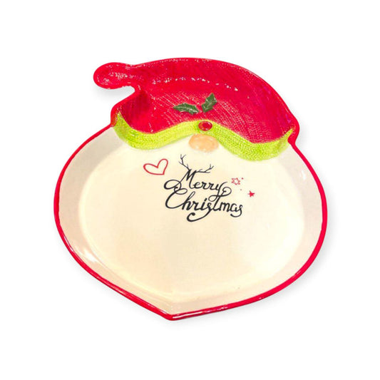 Santa Claus-shaped plate