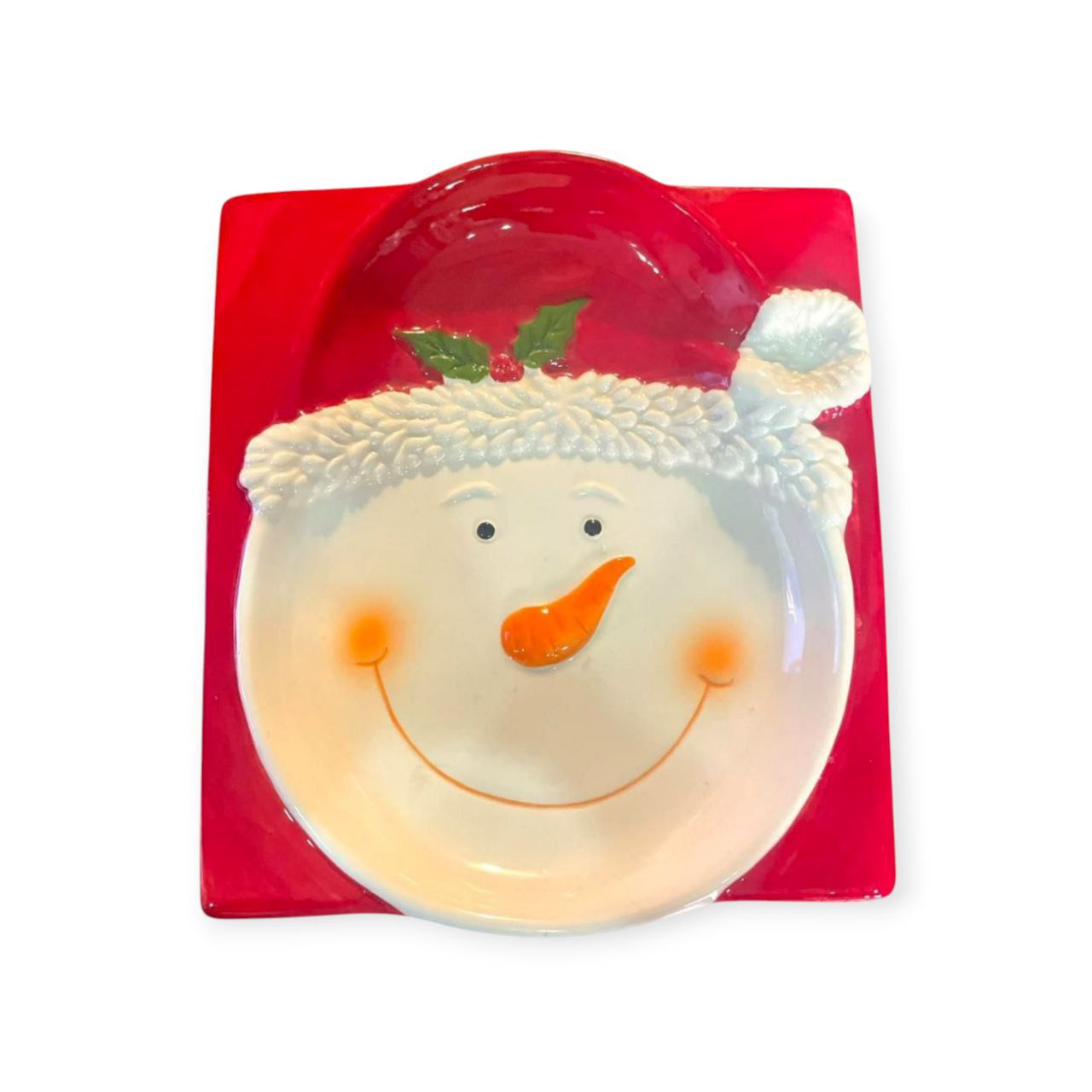 Christmas square plate