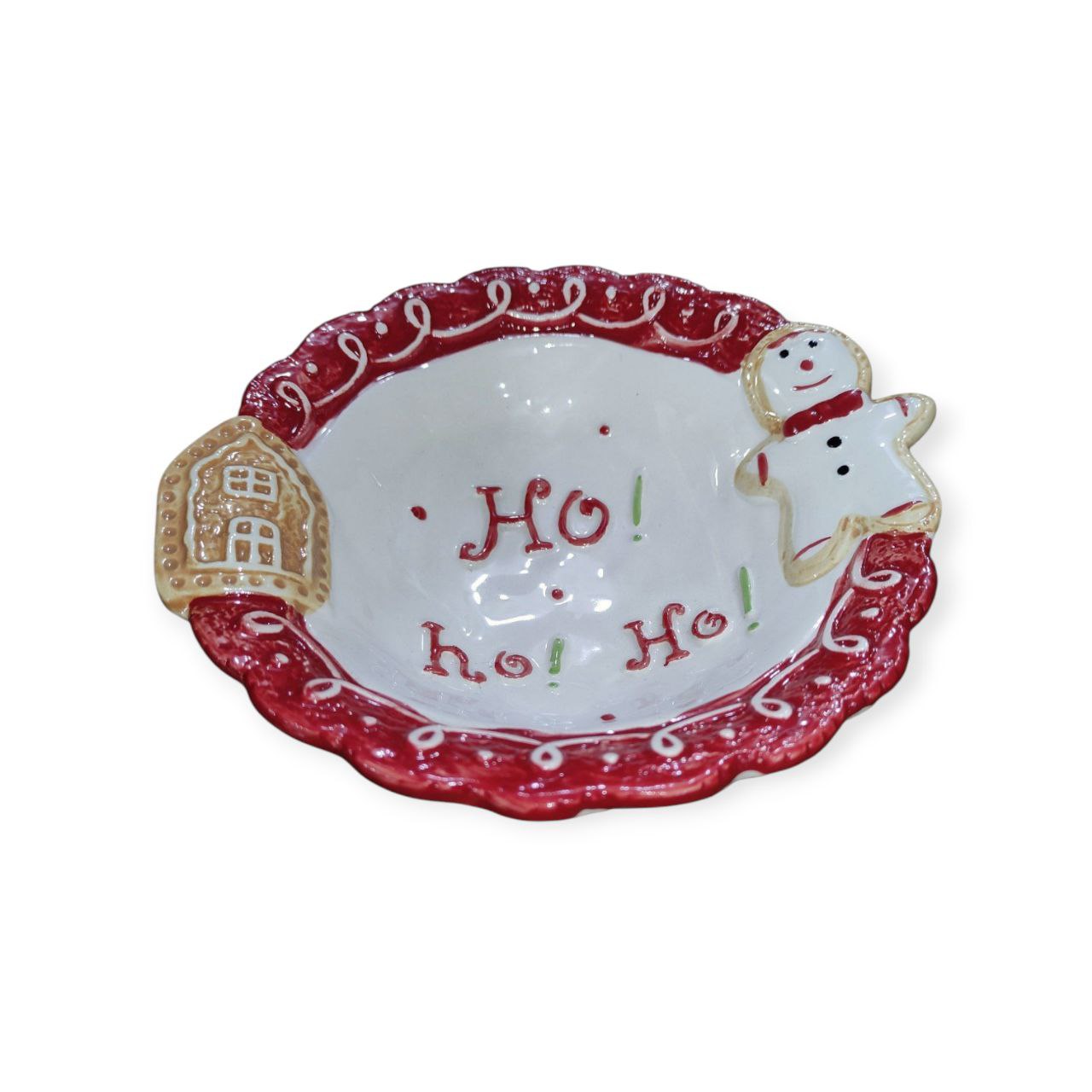 Christmas soup plate