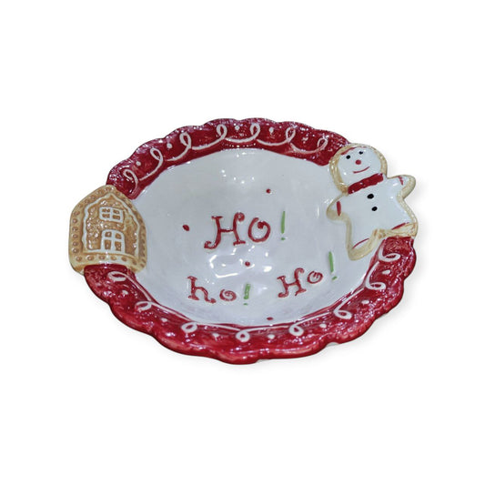 Christmas soup plate