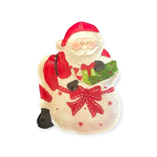 Santa Claus Gift Holder Plate