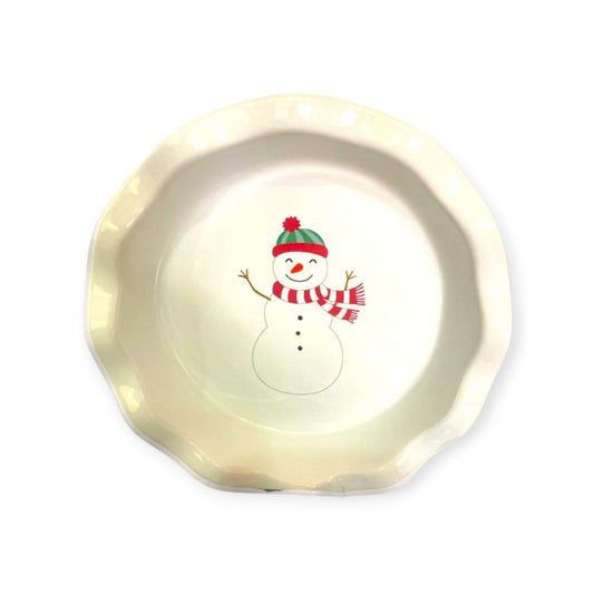Christmas rose snack plate