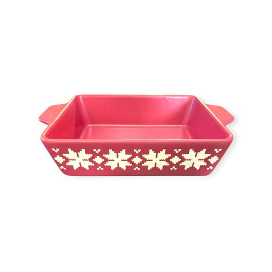 snowflake patterned  oven plate