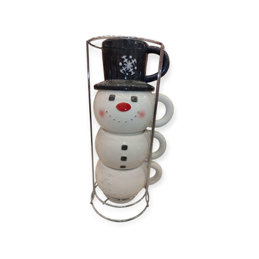 Snowman Mug Set