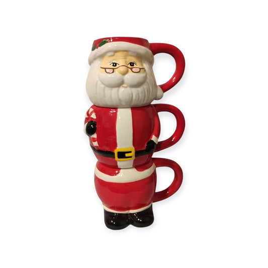 Santa Mug Set 3 Pieces