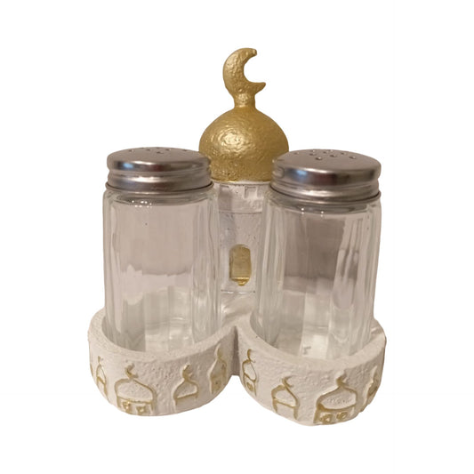 Polyresin salt and pepper holder