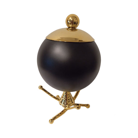 Black and gold bonbonniere