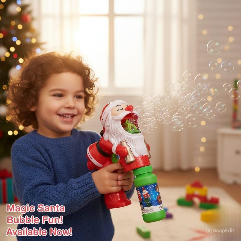 Bubbles Santa gun