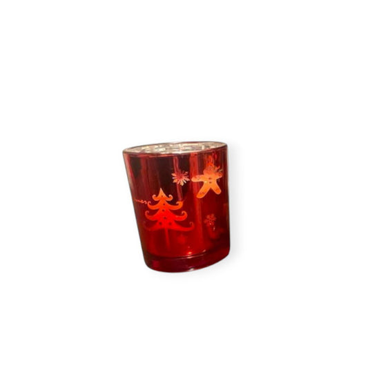 Christmas Candles Glass