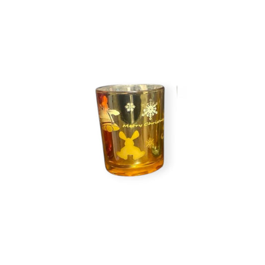 Christmas Candles Glass