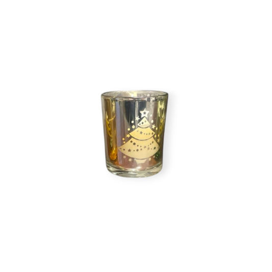 Christmas Candles Glass