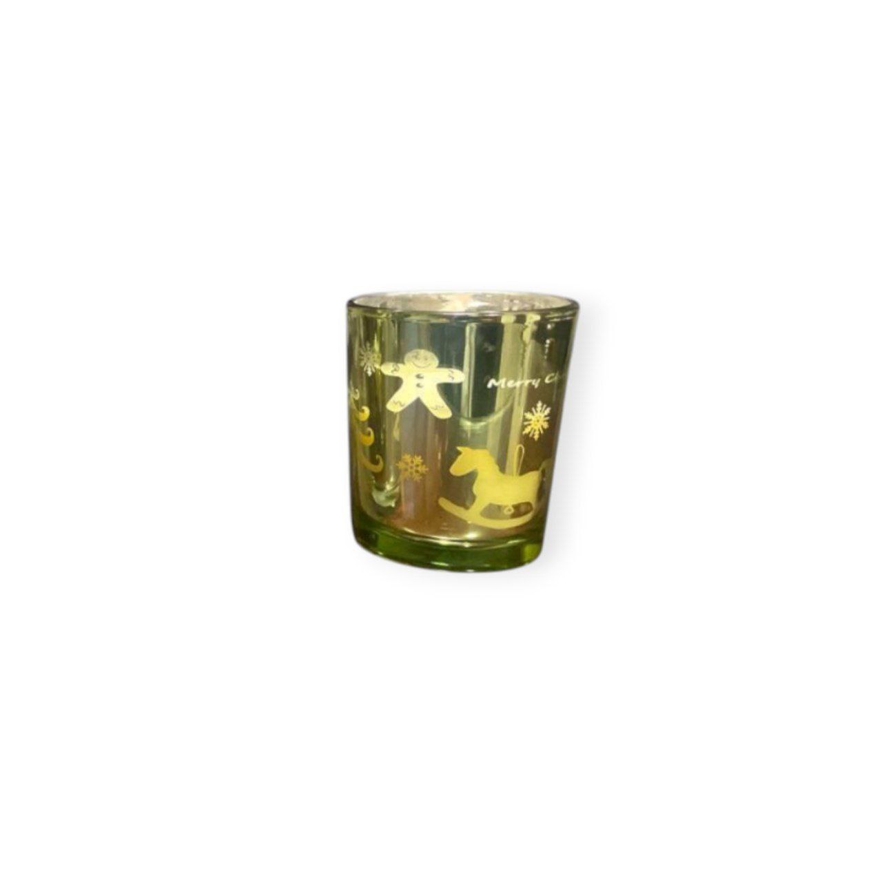 Christmas Candles Glass